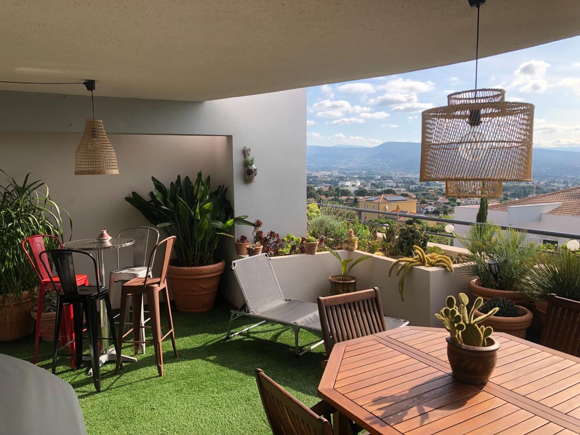 Bel appartement vue imprenable parking privé gratuit La Ciotat Esterno foto